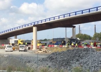 El conductor del ALSA siniestrado en Avilés en 2018 podría pasar hasta cuatro años en prisión