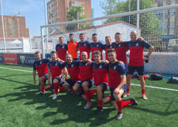 Bomberos de Gijón y Oviedo compiten conjuntamente en el equipo Astur/Galaicos en el Nacional de fútbol 7
