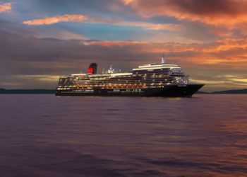 ‘Queen Anne’, la reina británica de los mares que traerá a 2.805 visitantes a Gijón