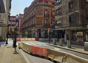 Tráfico no descarta que los cambios en Munuza y otras calles del centro de Gijón sean definitivos: «Es menos malo de lo esperado»