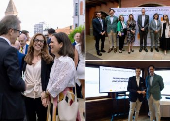 La V Noche de las Telecomunicaciones en Asturias deslumbra en Gijón