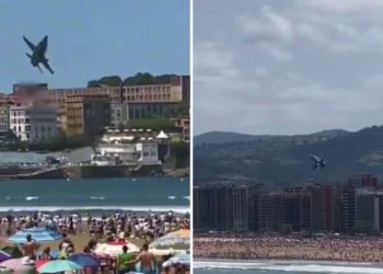 ¿Aves? ¿Un fallo mecánico? ¿Una maniobra estudiada? Resuelto el misterio del EF-18 que espantó a San Lorenzo