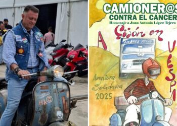 De Córdoba hasta Asturias sobre dos ruedas: la gran aventura solidaria que persigue ‘A Gijón en Vespa’
