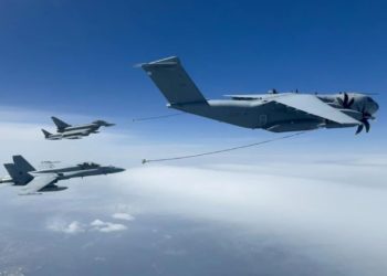 ‘Hornet’ y ‘Typhoon’, la pareja estrella que ‘bailará’ sobre San Lorenzo en el XIX Festival Aéreo de Gijón