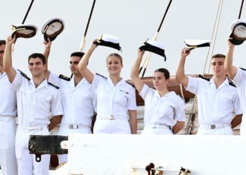 GALERÍA | La princesa Leonor arriba a Gijón y visita el Centro de Salvamento Marítimo Jovellanos