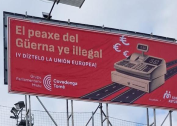 ‘El peaxe del Güerna ye illegal (y díztelo la Unión Europea)’, el lema de una campaña para acabar con el pago
