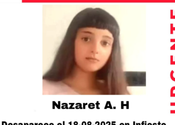 Alerta por la desaparición de Nazaret, una menor de 11 años, en Infiesto