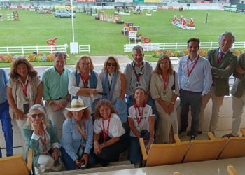 Marife Cuervo se jubila en el Concurso Hípico de Gijón de su labor de juez internacional