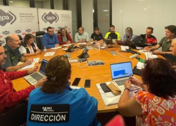 Sospechas de incendio provocado en Tuña: Barbón llama a denunciar cualquier movimiento extraño