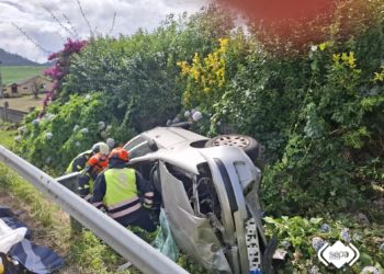Una fallecida y 16 heridos en los 35 accidentes de tráfico registrados el fin de semana en Asturias