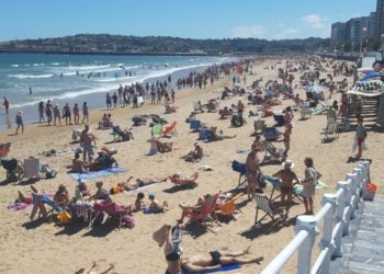 ¿Pueden las redes ser la solución a la presencia de carabelas portuguesas en las playas de Gijón?