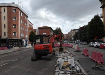 Los trabajos para ‘pacificar’ el entorno del parque de La Serena van tomando forma en El Llano