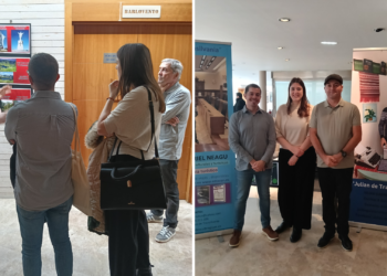 Colores sin fronteras: artistas asturianos y rumanos dialogan en una exposición en el Abba Playa Gijón