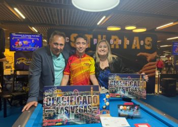 De Xixón al Mundial de billar de Las Vegas con 16 años: «Quiero disfrutar del viaxe»