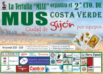 La Tertulia Miau vuelve a repartir juego con el Campeonato de Mus Costa Verde