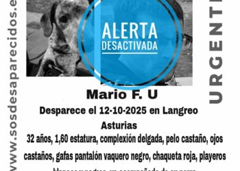 Aparece sano y salvo el hombre desaparecido junto a su perro en Langreo