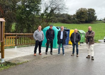 Seis baterías de contenedores son acondicionadas en Serín