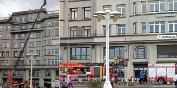De la cocina al tejado: una avería desata el susto en este restaurante de Gijón