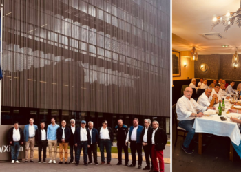 La Boya rinde homenaje a la Policía Local con una visita a su nueva sede en Gijón