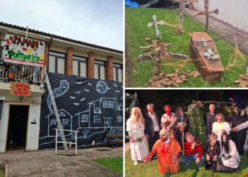 GALERÍA | Un Portuarios de miedo: el ‘Túnel del terror’ hace las delicias de las gentes del barrio por Samaín