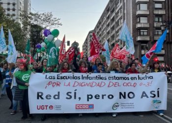 Las educadoras de las escuelinas de 0 a 3 años llevan sus demandas a la calle: «Sin nosotras, la red se deshilacha»