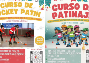 El Telecable Hockey Club ofrece cursos navideños de patinaje y hockey para niños de 4 a 12 años