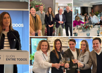 FOTOS | Militancia y dirigentes del PP de Gijón toman impulso en su comida anual