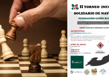 Gijón mueve ficha por la solidaridad con su torneo infantil de ajedrez