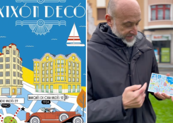 Si te gusta pasear por Gijón, esta postal te descubre una ciudad que no sabías que conocías