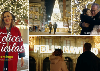 Gijón se viste de emoción en la felicitación navideña de Agencia Domingo