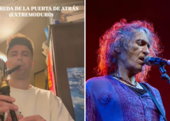 VÍDEO | El gaitero que versiona ‘La vereda de la puerta de atrás’ en homenaje a Robe Iniesta