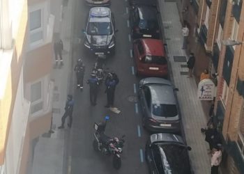 Triple persecución con una detención en el centro de Gijón