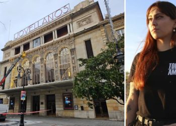 Lara Alcázar, activista feminista: «Lo del cartel del Jovellanos es grave; está pagado con dinero público»