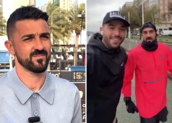 Gijón, donde todo es posible… Incluso toparse con ‘El Guaje’ Villa haciendo ‘running’ San Lorenzo