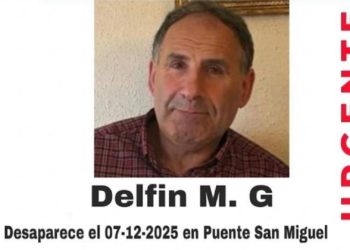 Alerta por la desaparición de Delfín M. G., vecino de Cantabria que podría haber llegado hasta Asturias