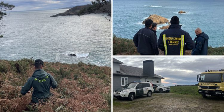 Por tierra, mar y aire: se reactiva la búsqueda de Juan Carlos Suárez, el pescador desaparecido en Coaña