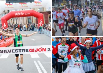 La apisonadora Marqués-Barreiro vuelve a imponerse en la San Silvestre de Gijón