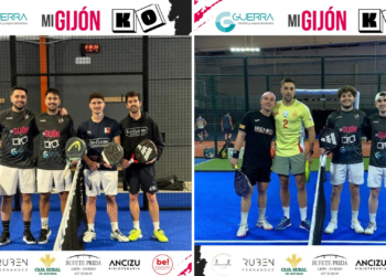 El equipo miGijón x KO arranca 2026 a ritmo de victoria en la mejor categoría de pádel de Asturias