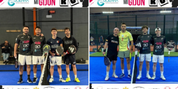 El equipo miGijón x KO arranca 2026 a ritmo de victoria en la mejor categoría de pádel de Asturias