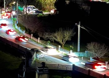 Coches, ‘drifting’ y tragedia en la noche: heridas nueve personas durante una carrera ilegal en Somonte