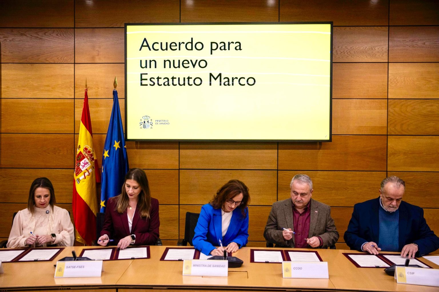 Sanidad llega a un acuerdo con los sindicatos para un nuevo Estatuto ...
