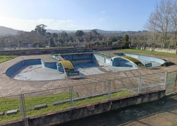 Éste es el aspecto que presenta la piscina de la Laboral