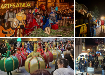 GALERÍA | Así fueron las visitas de los Reyes Magos a otras localidades asturianas