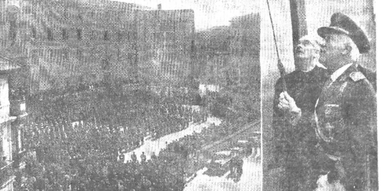 El franquismo celebró el final de la democracia con la inauguración del Monumento al Simancas