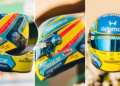 Asturias, muy presente en el nuevo casco de Fernando Alonso