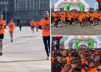 El naranja de la solidaridad vuelve a bañar Gijón: así ha sido la octava Marcha ‘Corre con Galbán’