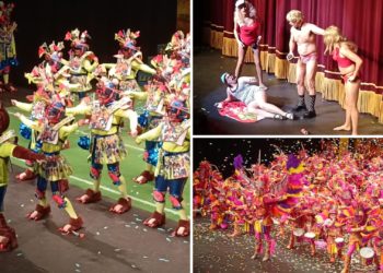 Contaminación, móviles, Trump… Nada faltó en el cierre del XXXVIII Concurso de Charangas