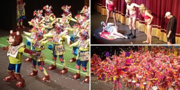 Contaminación, móviles, Trump… Nada faltó en el cierre del XXXVIII Concurso de Charangas