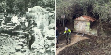 Contrueces rescata del olvido su histórica fuente: «Tiene tan poco sentido abandonarla como hacer una grada en el Cholo»