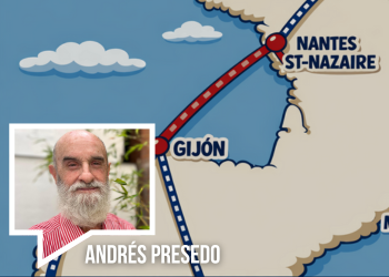 Gijón–Saint-Nazaire (Nantes) en coche y por mar: 220 euros